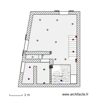 1er &eacute;tage maison arignac avec mur