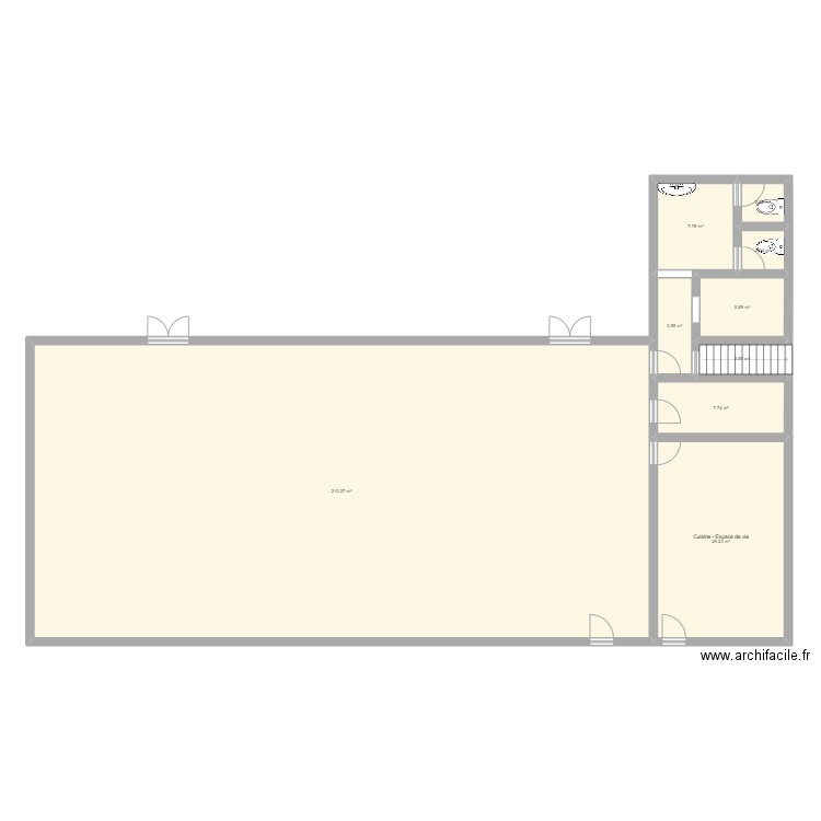 Atelier Service Technique actuel. Plan de 0 pièce et 0 m2