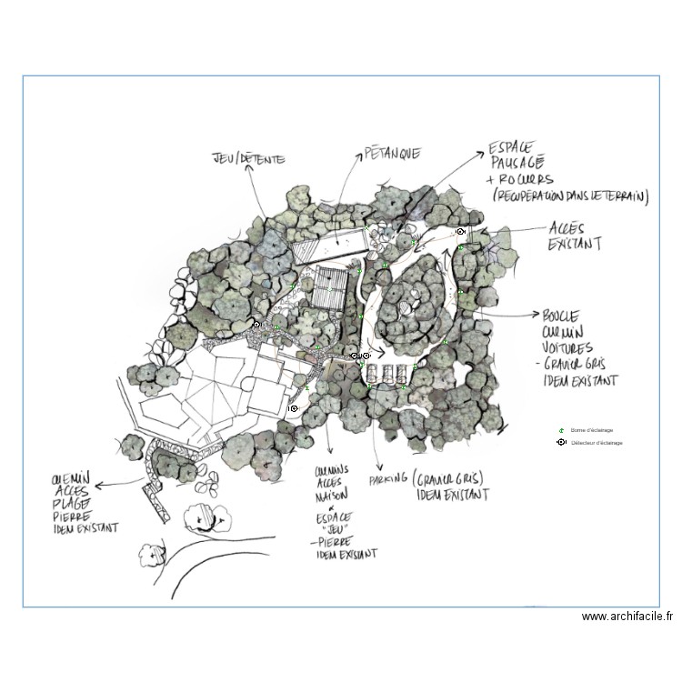 Jardin Turretini. Plan de 0 pièce et 0 m2