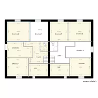 Maison Quissac etage plan de masse