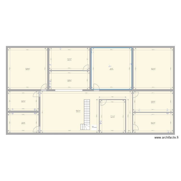 ad diffusion 1er etage. Plan de 0 pièce et 0 m2