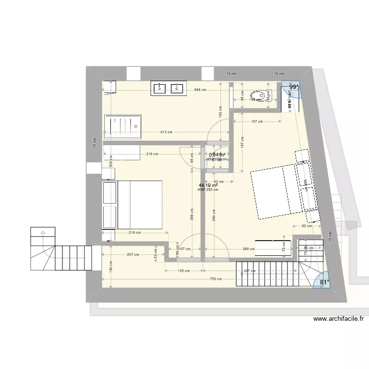 auzat. Plan de 