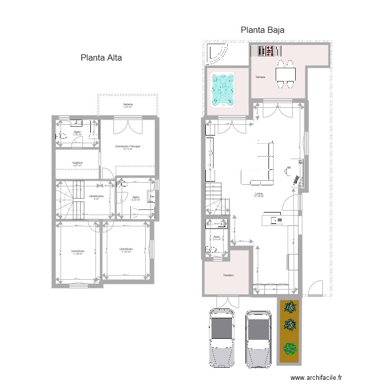 1133 Agaete 2. Plan de 13 pièces et 158 m2