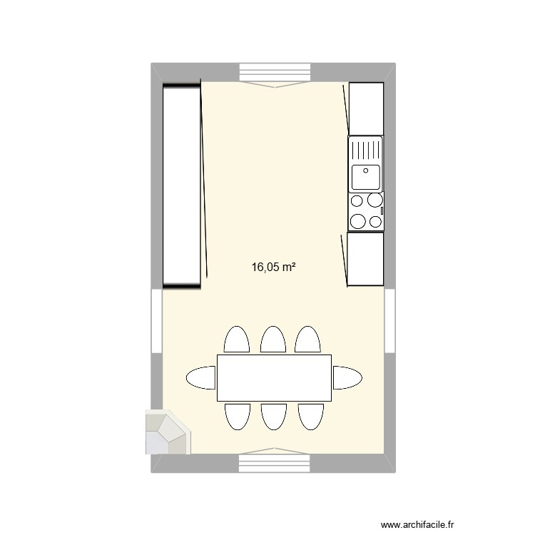 cuisine 2. Plan de 0 pièce et 0 m2