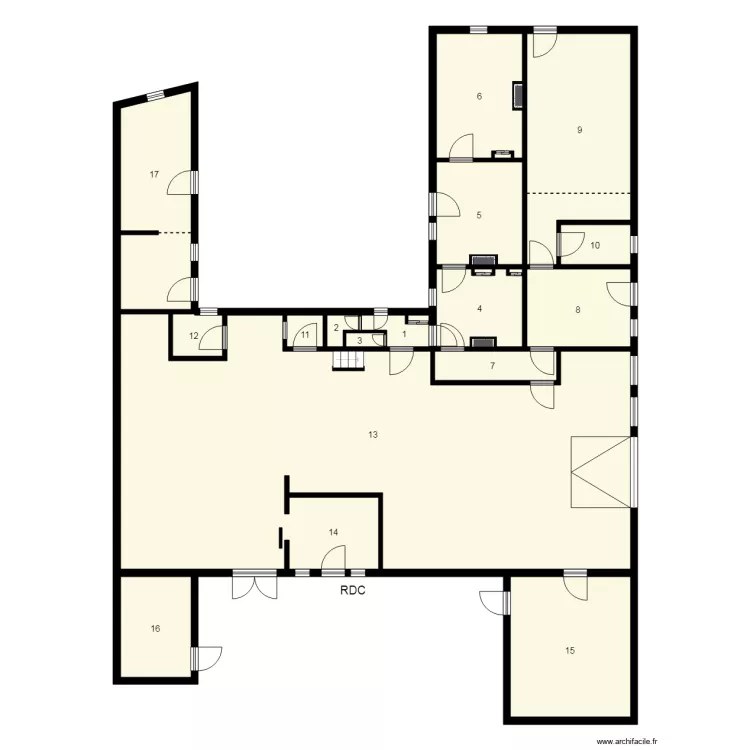 184594 JOLIBOIS. Plan de 