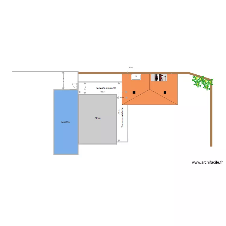 CUISINE ETE. Plan de 