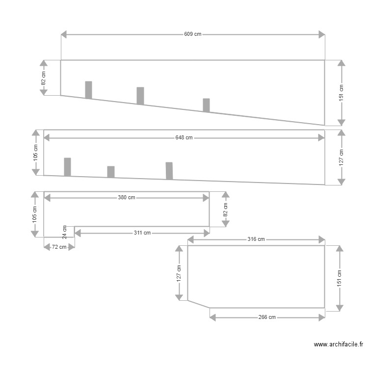 PROFIL BASSIN LESBB. Plan de 0 pièce et 0 m2