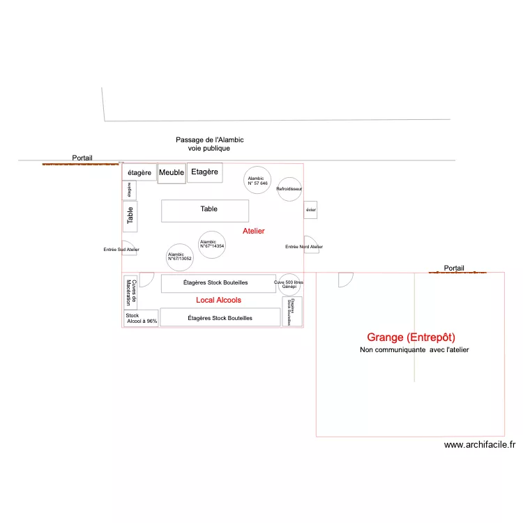 plan distillerie. Plan de plan distillerie. Plan de