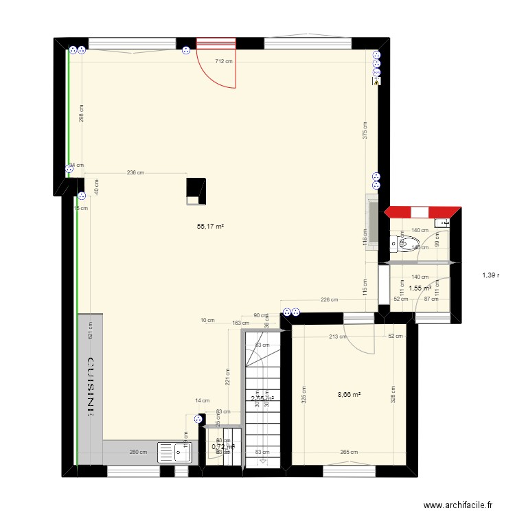 RDC ELEC. Plan de 0 pièce et 0 m2