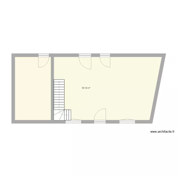 maison a halloy. Plan de 