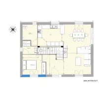 Plan maison RDC V8