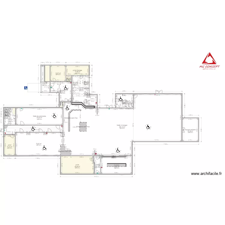LA TOQUE D ARGENT. Plan de 