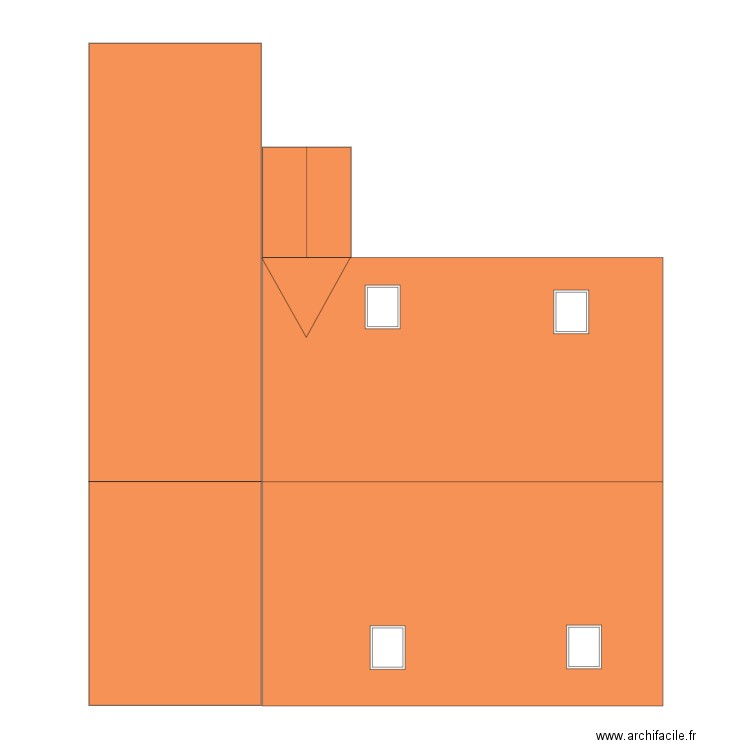 toiture velux. Plan de 0 pièce et 0 m2