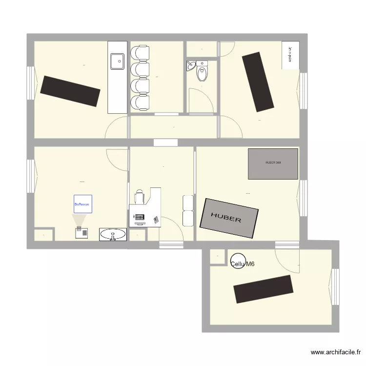 Plan Cabinet kiné. Plan de Plan Cabinet kiné. Plan de