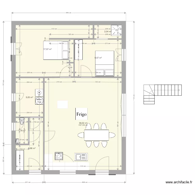 saumane 84 vx11. Plan de 