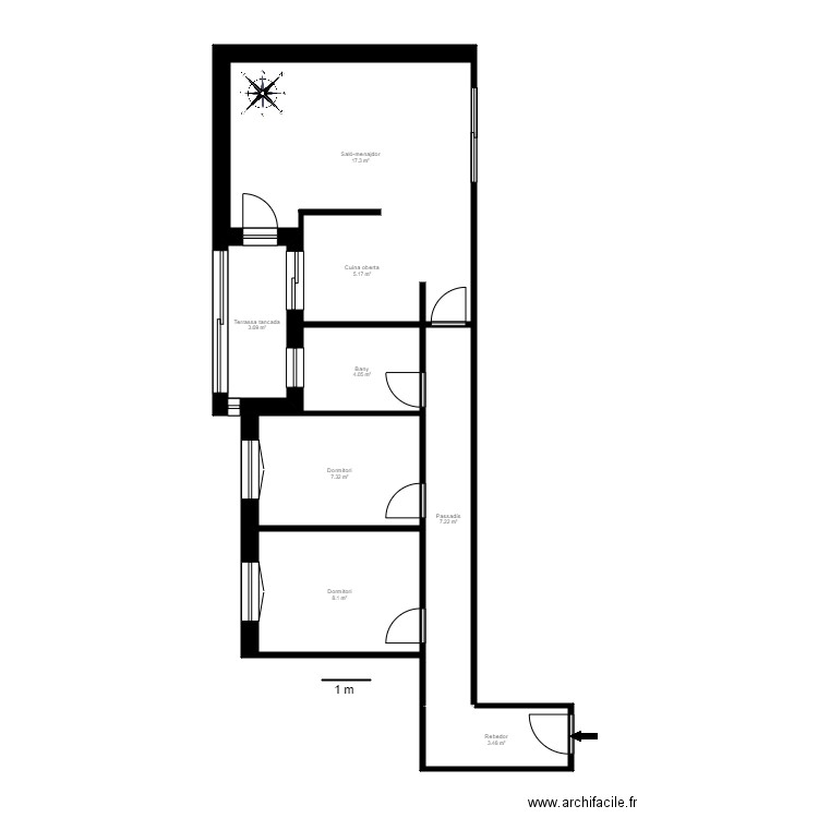 ED BON REPOS 2 3 ROUREDA TAPADA ANDORRA . Plan de 0 pièce et 0 m2