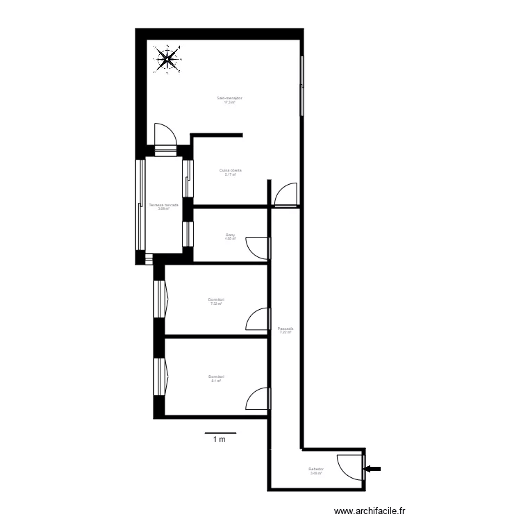 ED BON REPOS 2 3 ROUREDA TAPADA ANDORRA . Plan de 