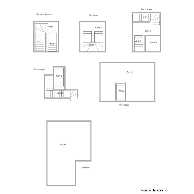 fb menil avant travaux. Plan de 0 pièce et 0 m2