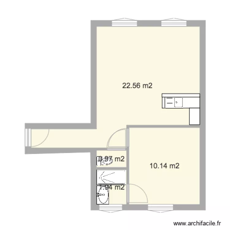 154 Fbg St Antoine. Plan de 