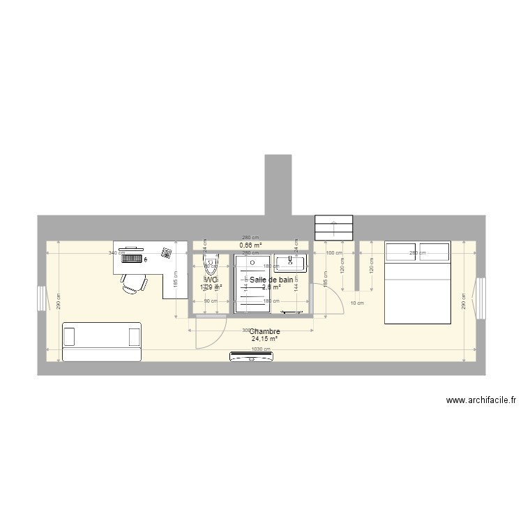 aménagement grenier. Plan de 0 pièce et 0 m2