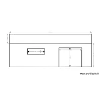 Vue de droite abri jardin atelier familial