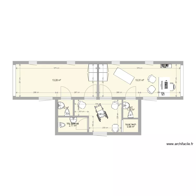 Joseph Variante 1. Plan de 