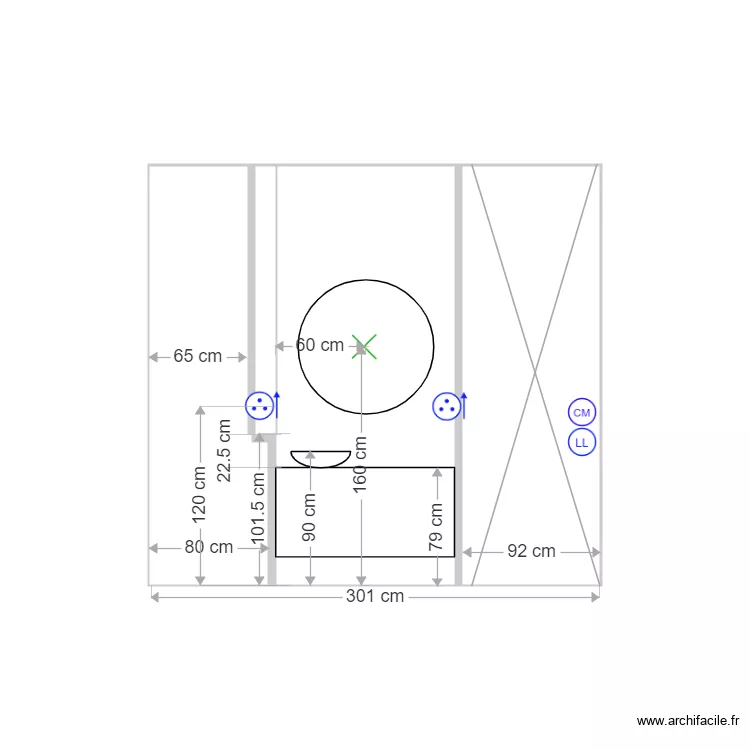 sdb verneret. Plan de 