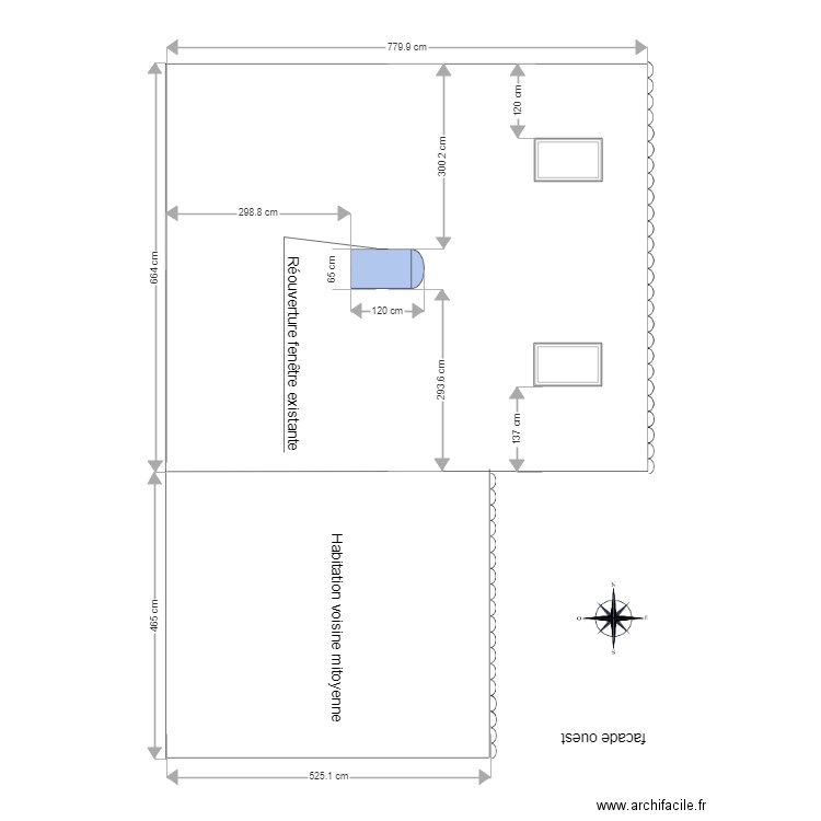 facade ouest v3. Plan de 0 pièce et 0 m2