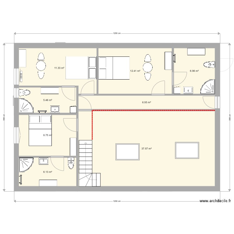 Petite maison 2018. Plan de 0 pièce et 0 m2