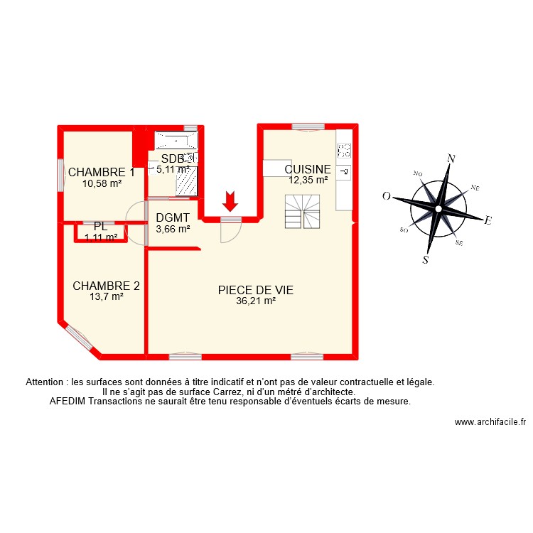 BI 11357 . Plan de 0 pièce et 0 m2