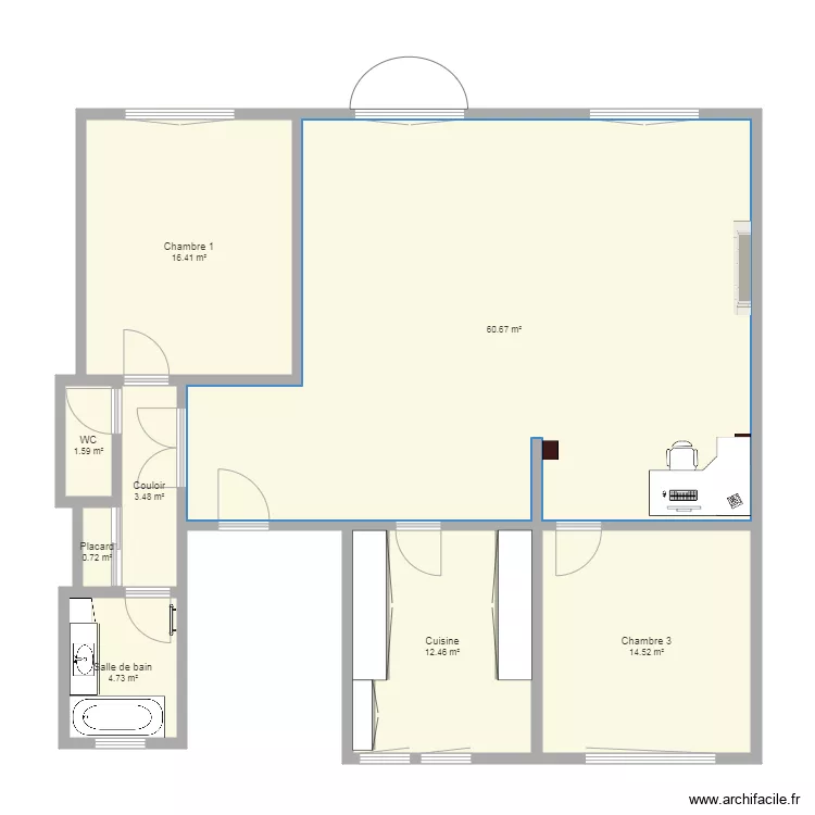 51 lyon travaux. Plan de 