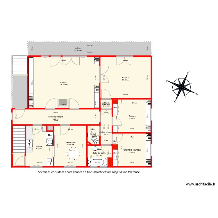 B I4654 coté. Plan de 0 pièce et 0 m2