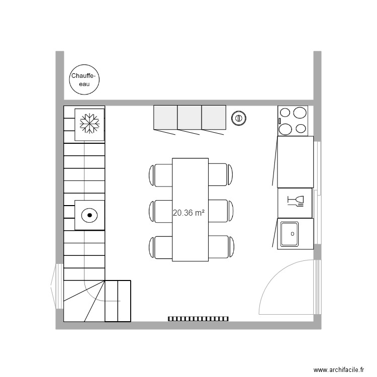 grange. Plan de 0 pièce et 0 m2