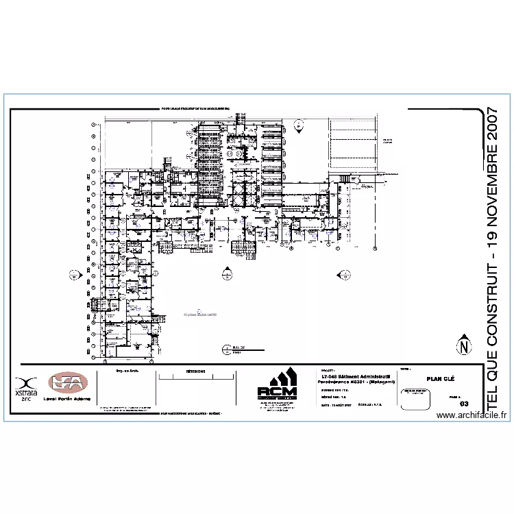 roulotte matagami. Plan de 