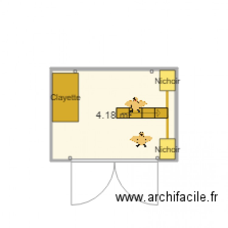 PoulesHouse. Plan de 0 pièce et 0 m2