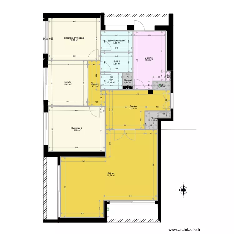 Albigny 1. Plan de 