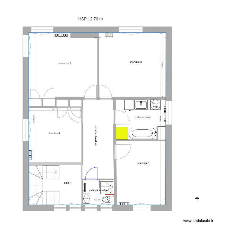 Enghien 1er étage 25 12 2020. Plan de 0 pièce et 0 m2