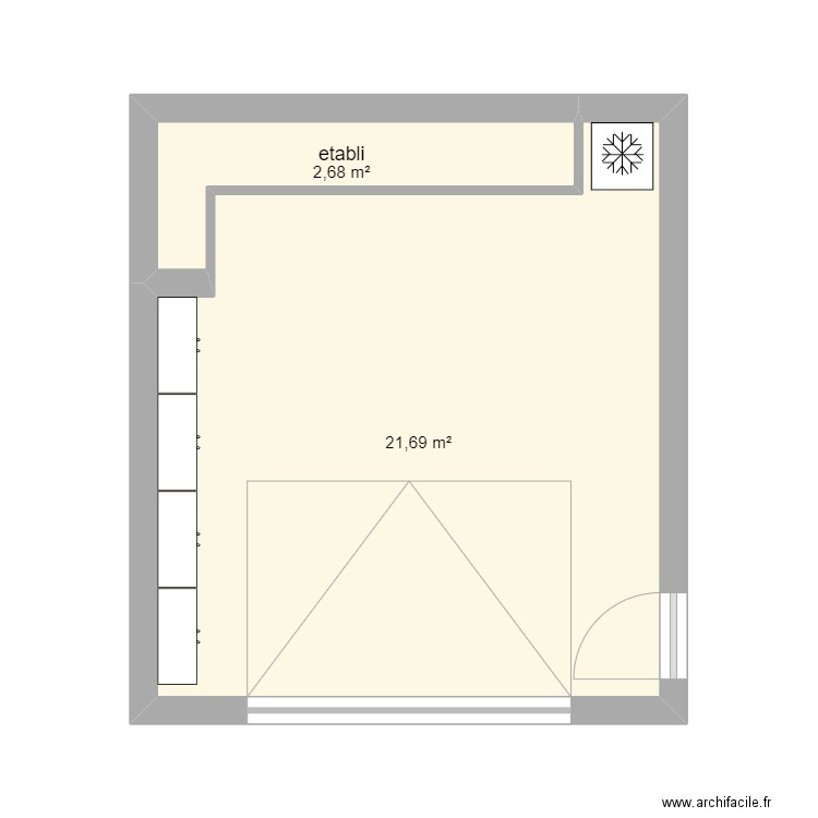 garage idee 2. Plan de 0 pièce et 0 m2