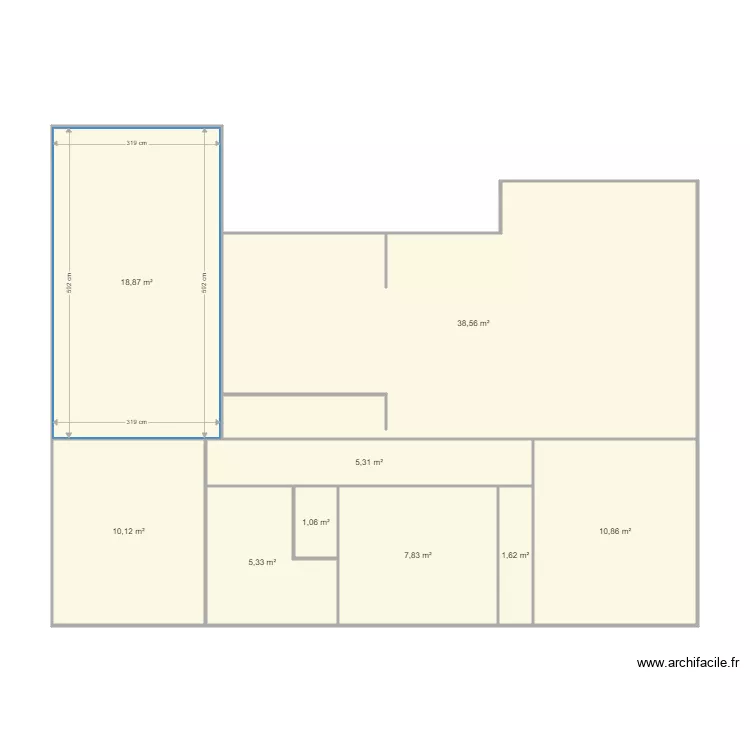 rafin dpe 1373. Plan de 