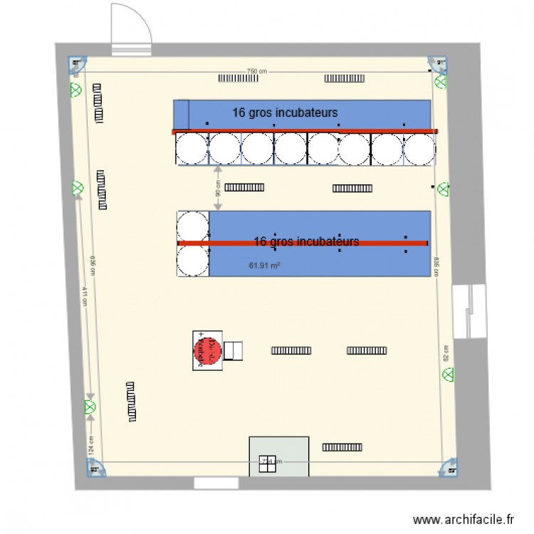 Shape incub 2000 éclairage. Plan de 0 pièce et 0 m2