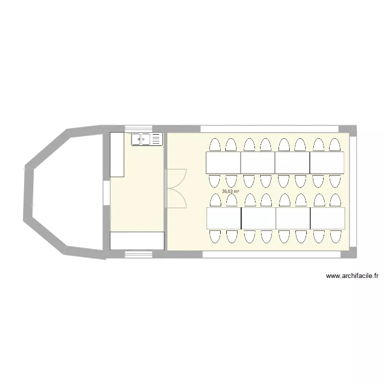 Abrite four. Plan de 