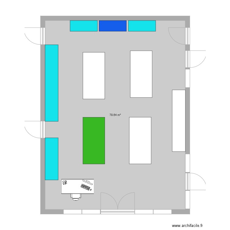 aménagement  épicerie. Plan de 0 pièce et 0 m2