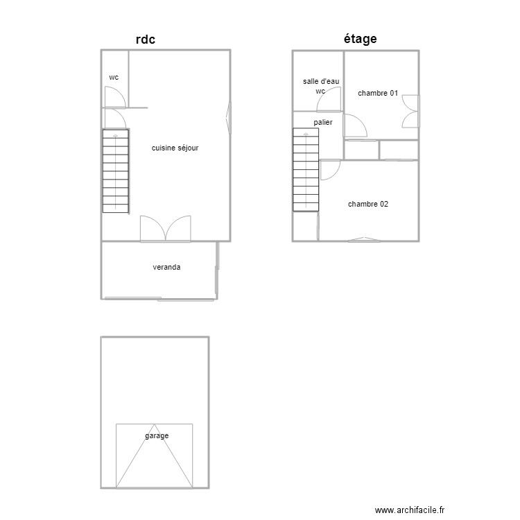 desbois. Plan de 0 pièce et 0 m2