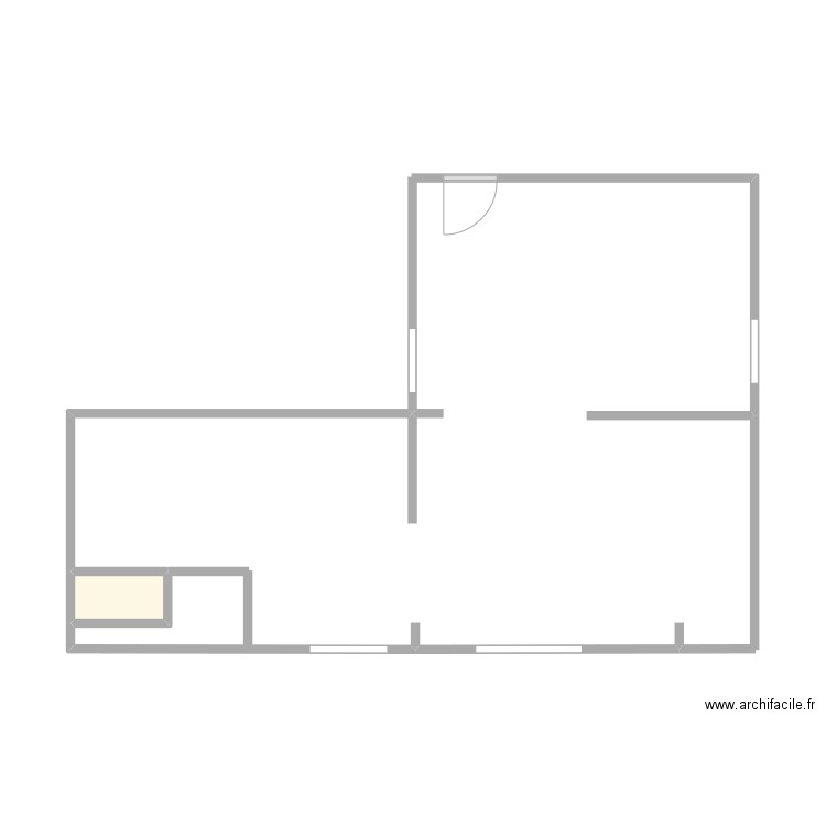 DNPS SOLLIES PONT. Plan de 1 pièce et 1 m2