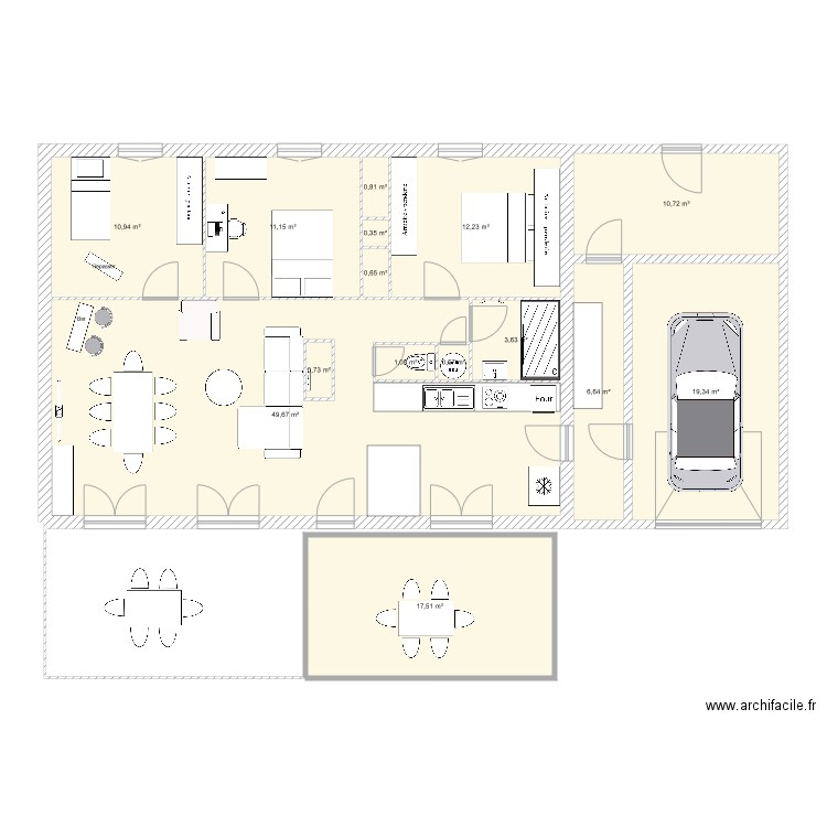 Anet après. Plan de 0 pièce et 0 m2