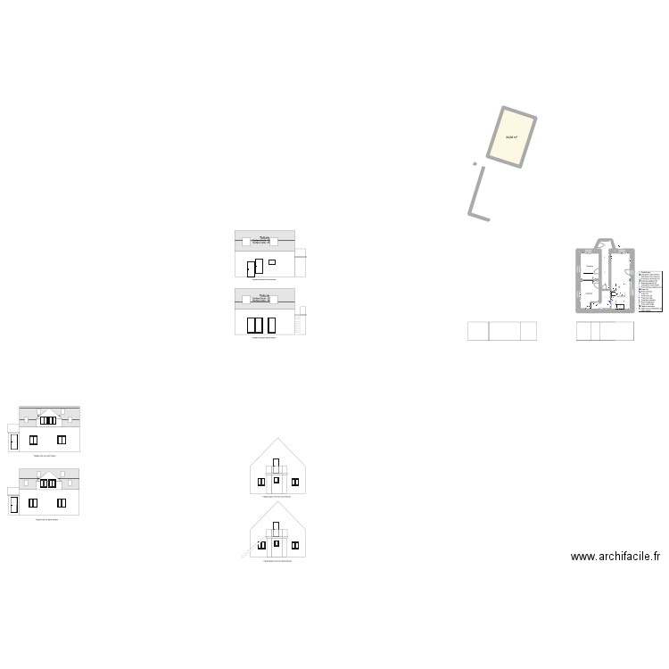 steinbach. Plan de 6 pièces et 94 m2