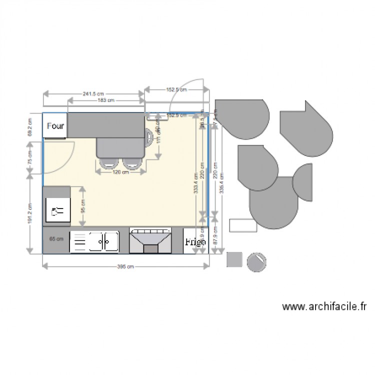 verdrin cuisine OK3. Plan de 0 pièce et 0 m2