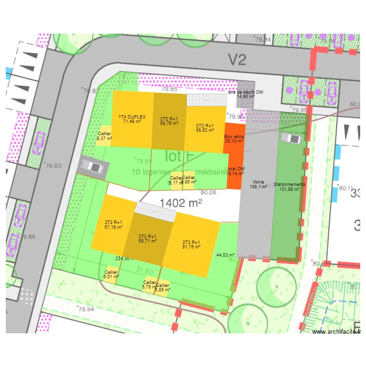 Le domaine des artistes ilot F. Plan de 0 pièce et 0 m2
