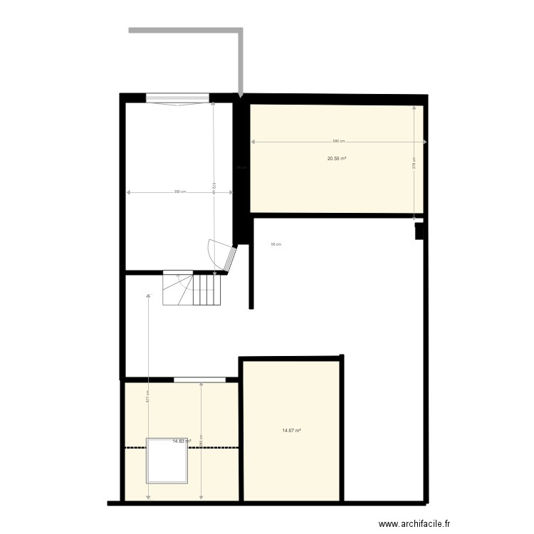 HOERNER HOMBOURG ETAGE comble. Plan de 0 pièce et 0 m2