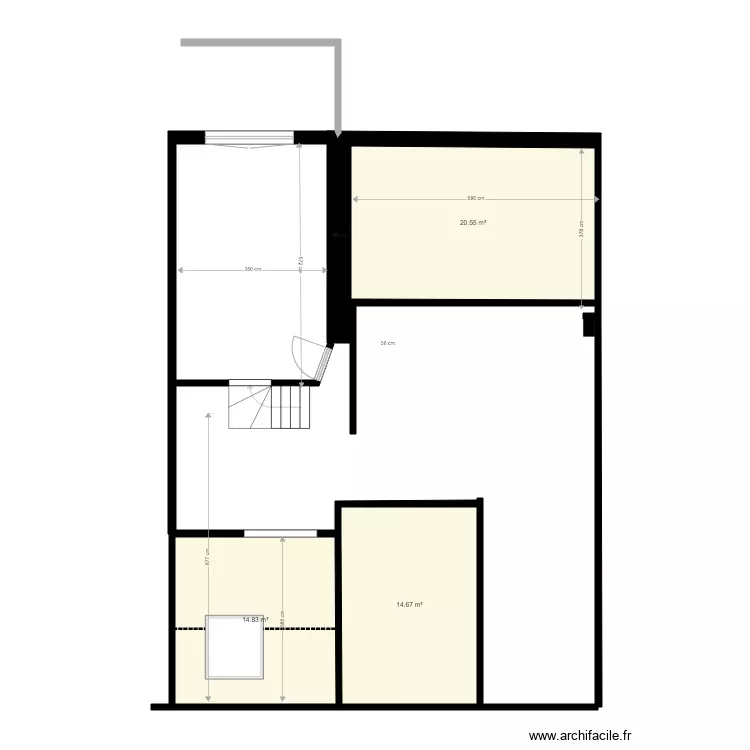 HOERNER HOMBOURG ETAGE comble. Plan de 